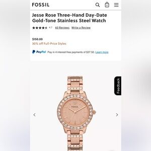 Fossil Stainless Steel Watch